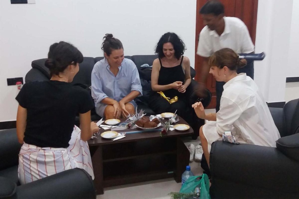 Mountain White Villa by Sunrise